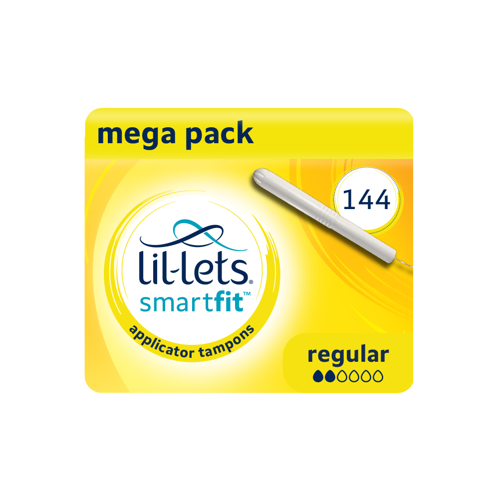 Lil-Lets Cardboard Applicator Regular Tampons - Mega Pack x 144