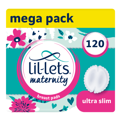 Lil-Lets Maternity Breast Pads - Mega pack x 120 - Disposable Nursing Pads