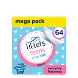 Lil-Lets Teens Liners - Mega pack x 64