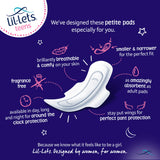 Lil-Lets Teens Night Pads with Wings - Mega pack x 50