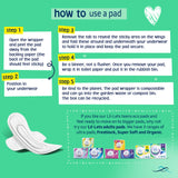 Lil-Lets Teens Eco Day Pads - 1 pack of 40 pads