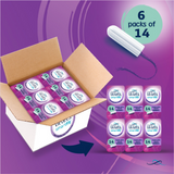 Lil-Lets Non-Applicator Super Plus Extra Tampons - Mega pack x 84 - Very Heavy Flow